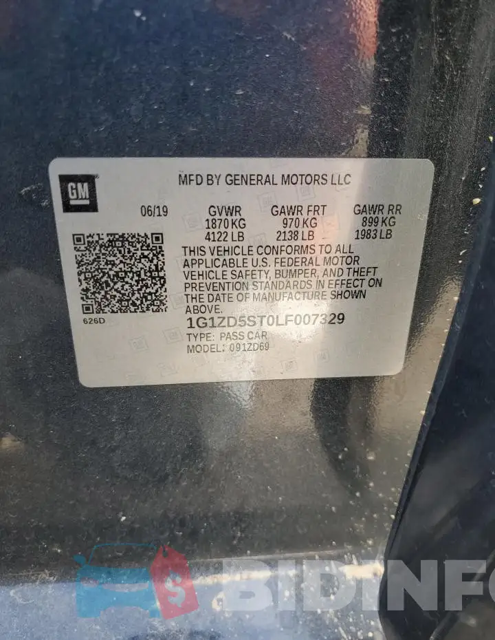 1G1ZD5ST0LF007329 Photo# 13