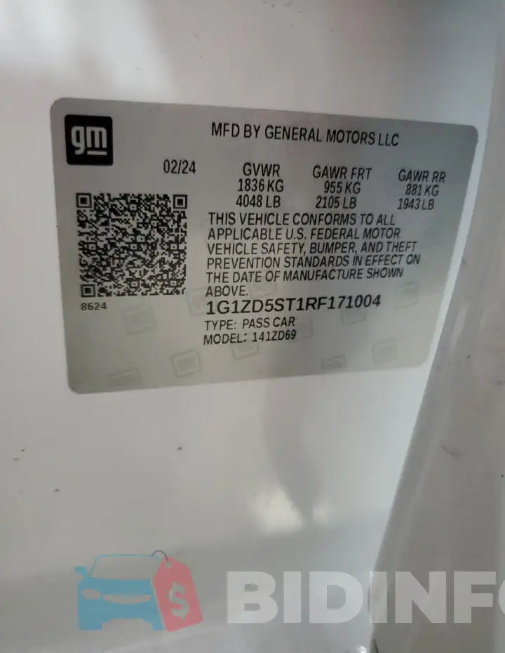 1G1ZD5ST1RF171004 Photo# 12