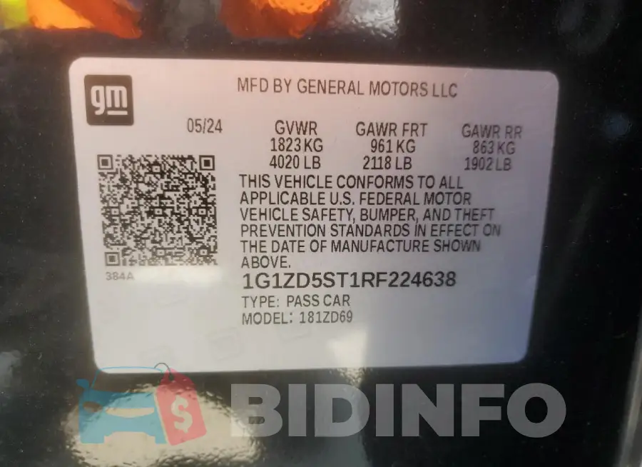1G1ZD5ST1RF224638 Photo# 12