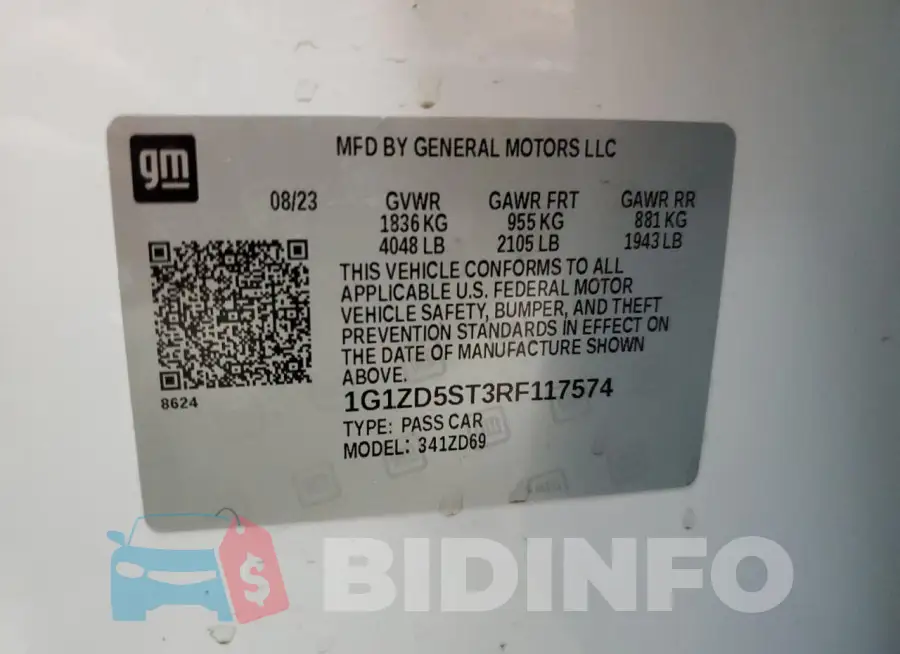 1G1ZD5ST3RF117574 Photo# 12