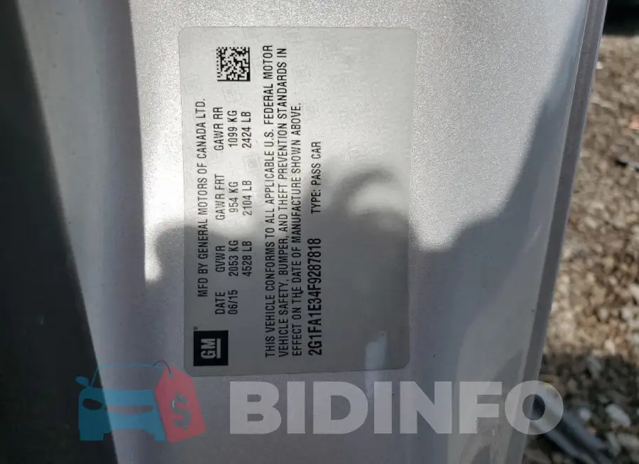 2G1FA1E34F9287818 Photo# 12