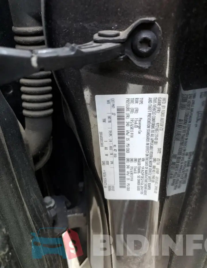 1FADP3E21GL293155 Photo# 12
