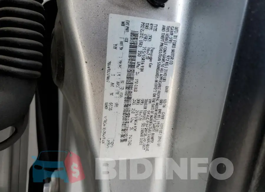 1FADP3F28GL305607 Photo# 12