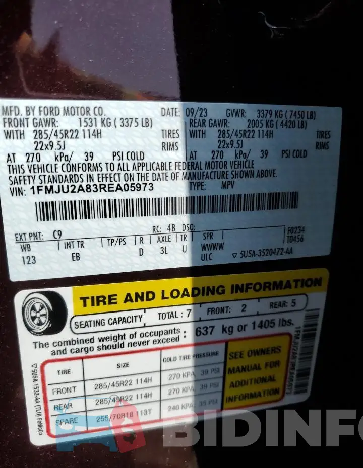 1FMJU2A83REA05973 Photo# 13
