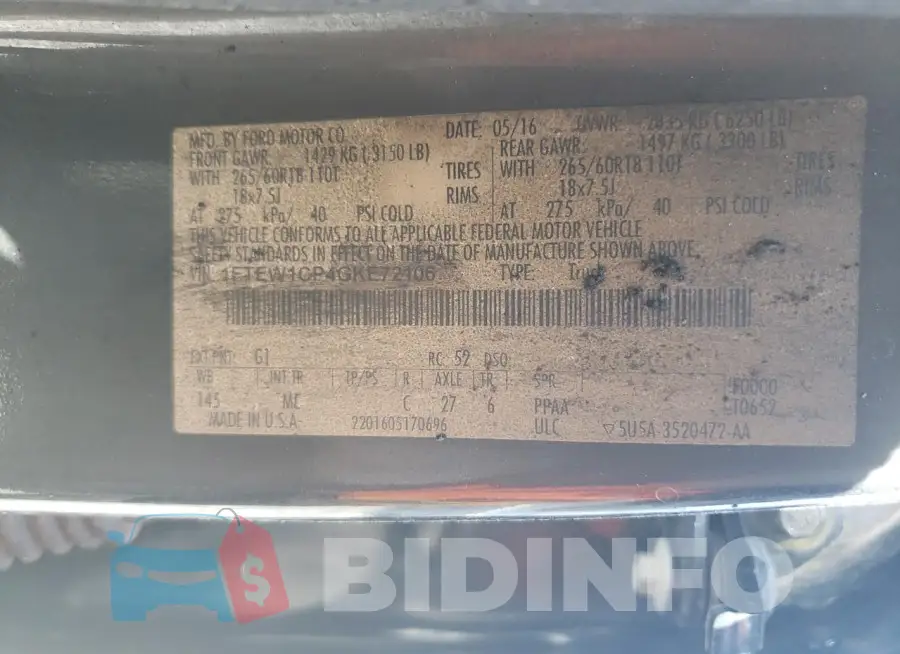 1FTEW1CP4GKE72106 Photo# 12