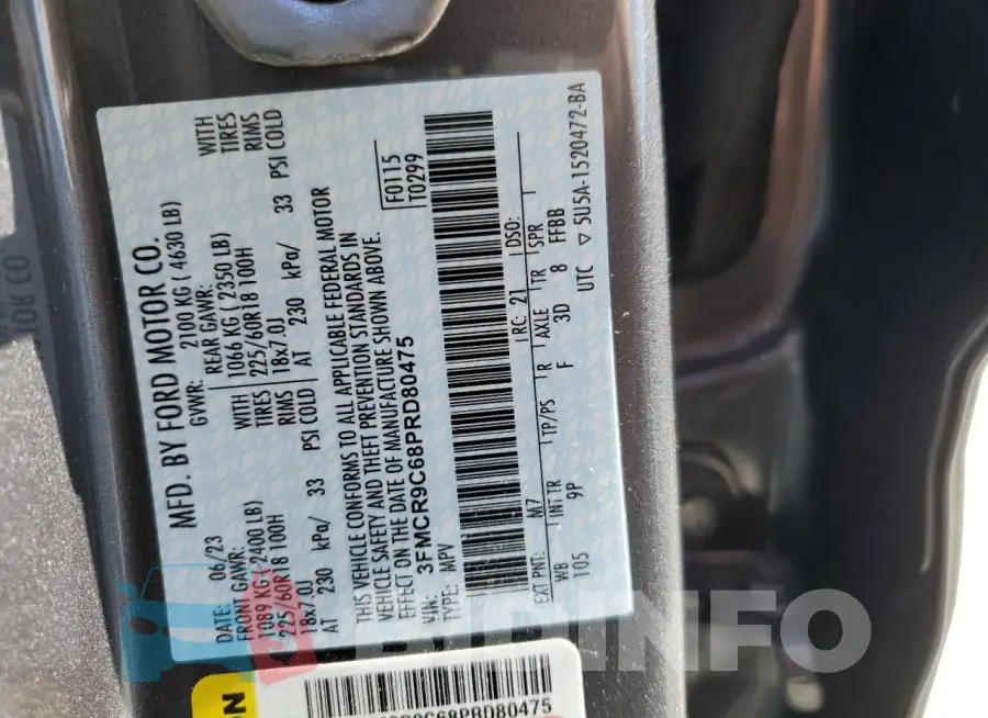 3FMCR9C68PRD80475 Photo# 12