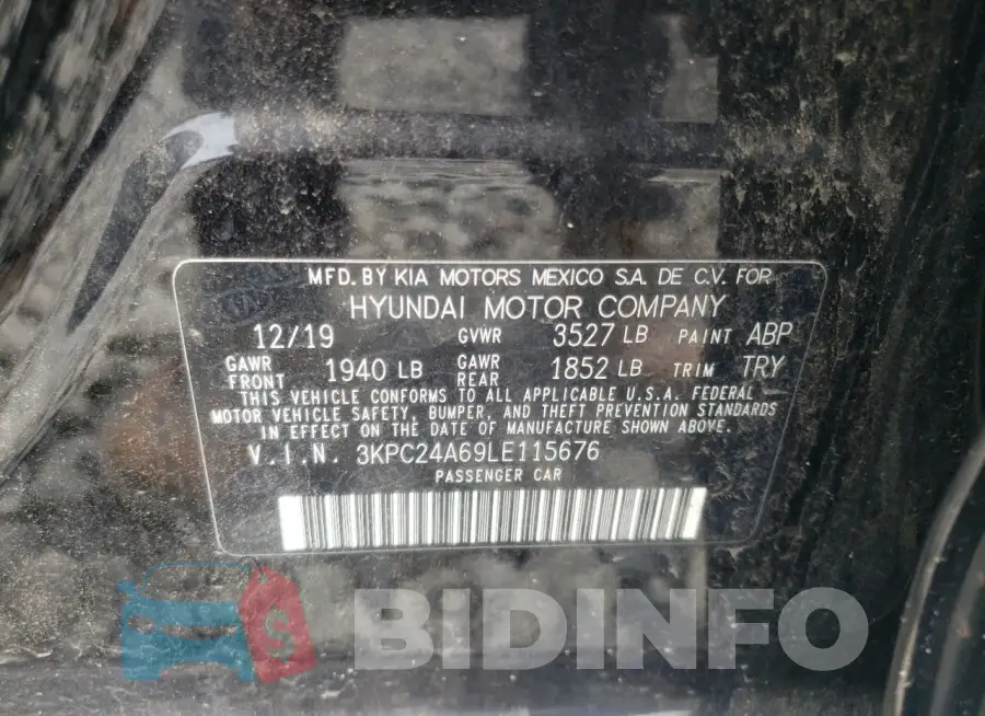3KPC24A69LE115676 Photo# 12