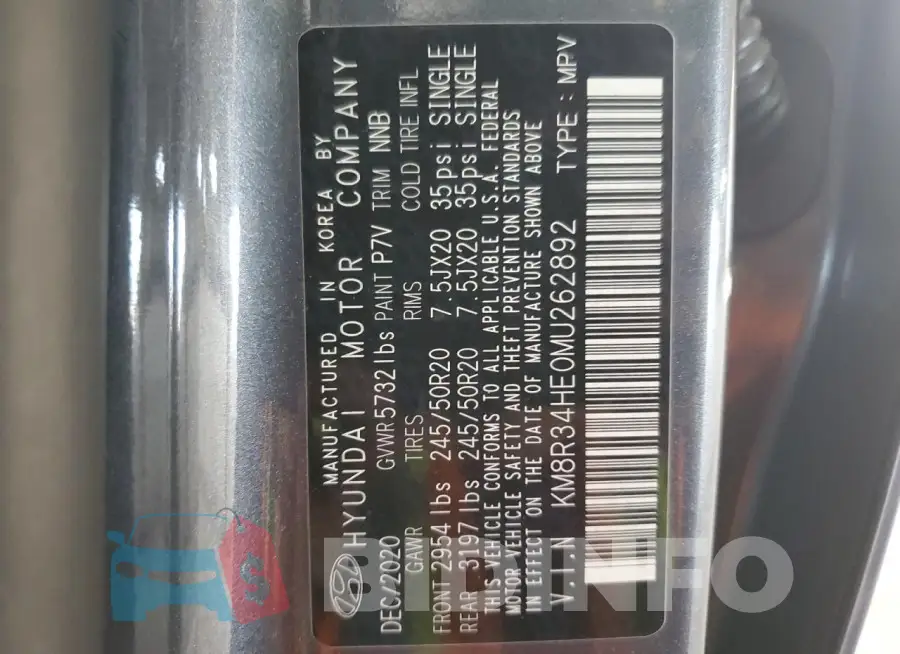 KM8R34HE0MU262892 Photo# 13