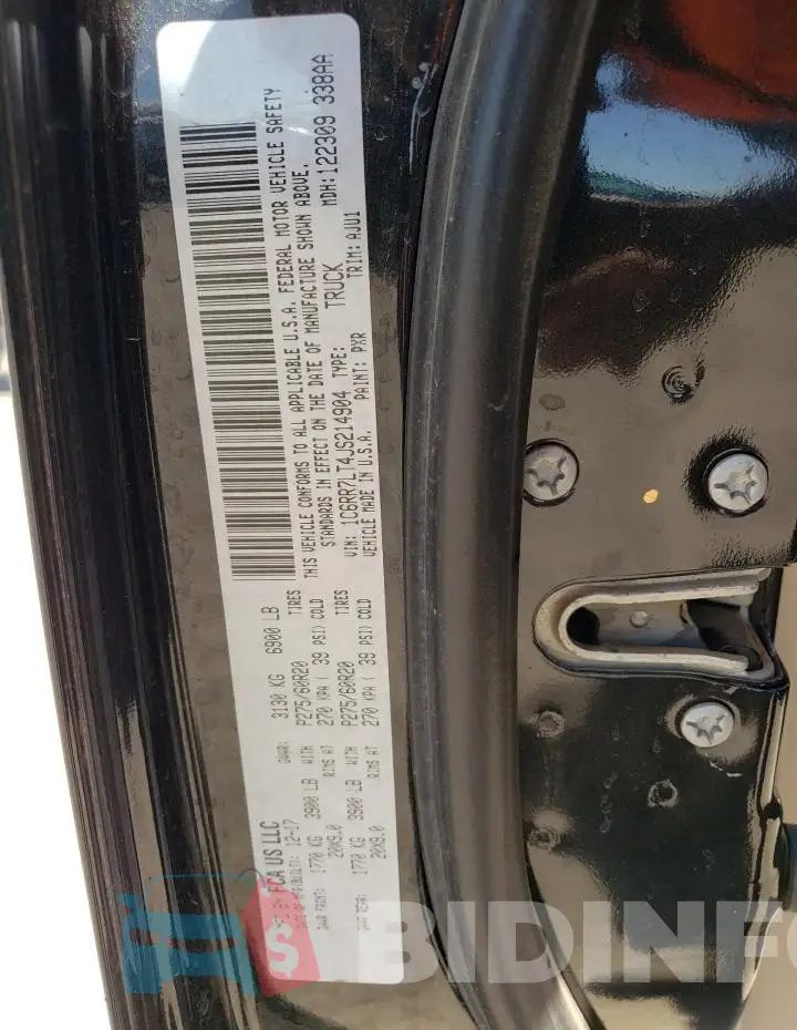 1C6RR7LT4JS214904 Photo# 13