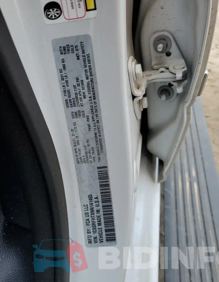 1C6SRFHTXNN141465 Photo# 12
