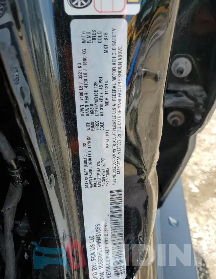 1C6SRFLT9NN481858 Photo# 13