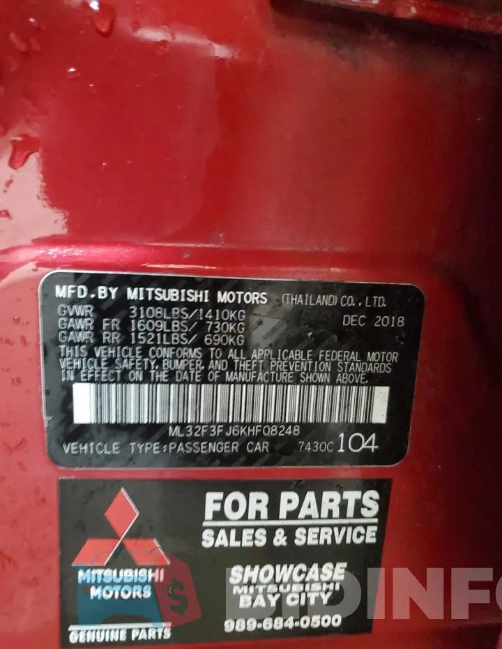 ML32F3FJ6KHF08248 Photo# 13