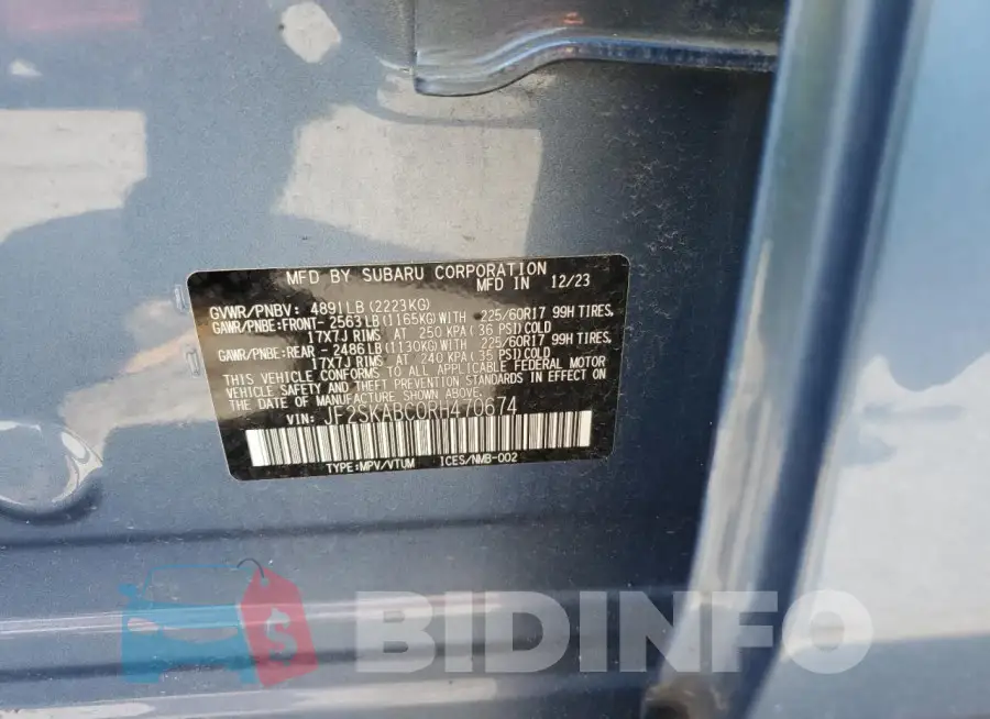 JF2SKABC0RH470674 Photo# 13