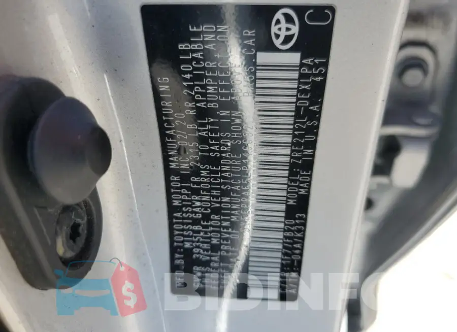 5YFEPRAE5LP116692 Photo# 12