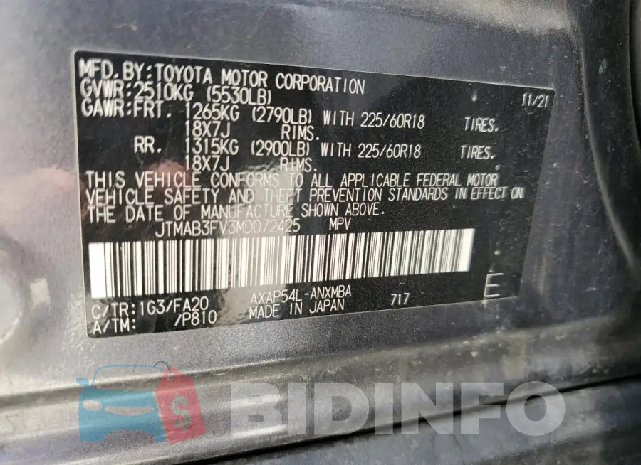 JTMAB3FV3MD072425 Photo# 13