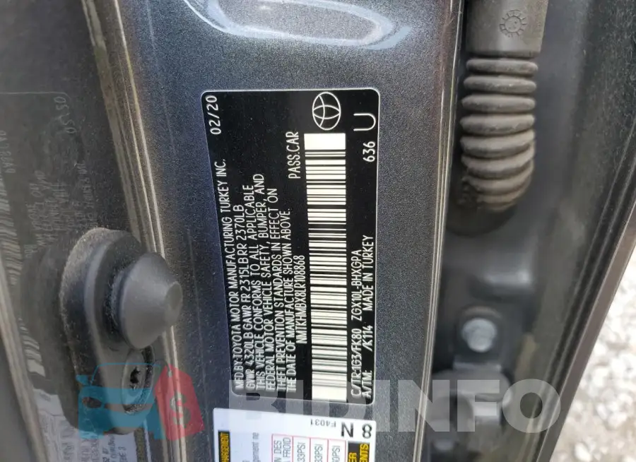 NMTKHMBX8LR108868 Photo# 13