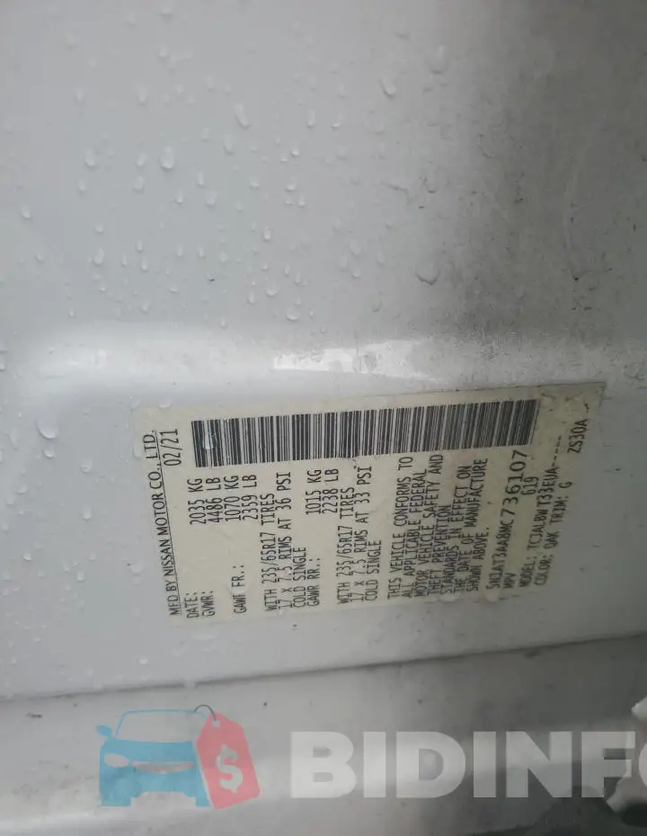 5N1AT3AA8MC736107 Photo# 14