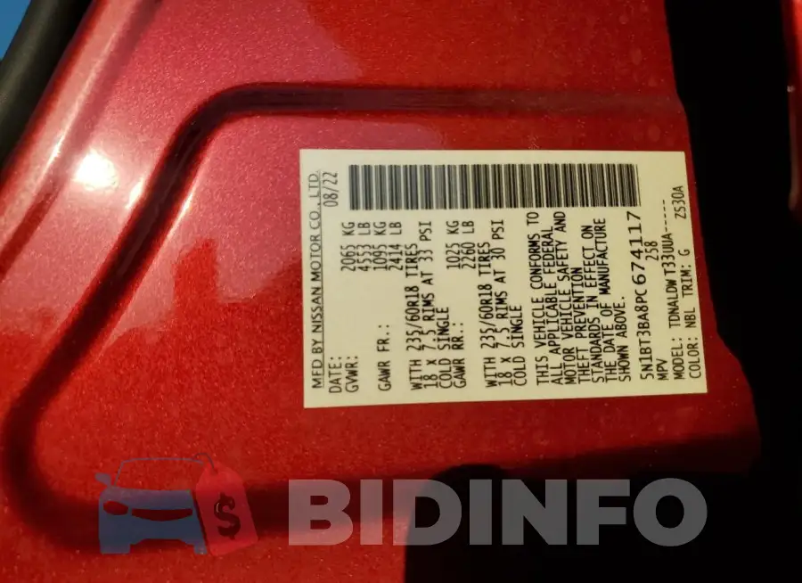 5N1BT3BA8PC674117 Photo# 12