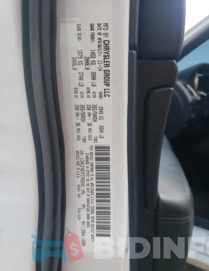 1C4RJFAG7FC705243 Photo# 13