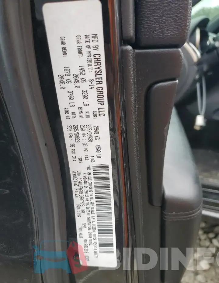 1C4RJFAG8FC603773 Photo# 14