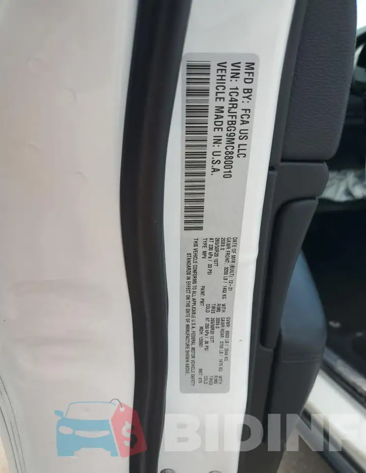 1C4RJFBG9MC880010 Photo# 13
