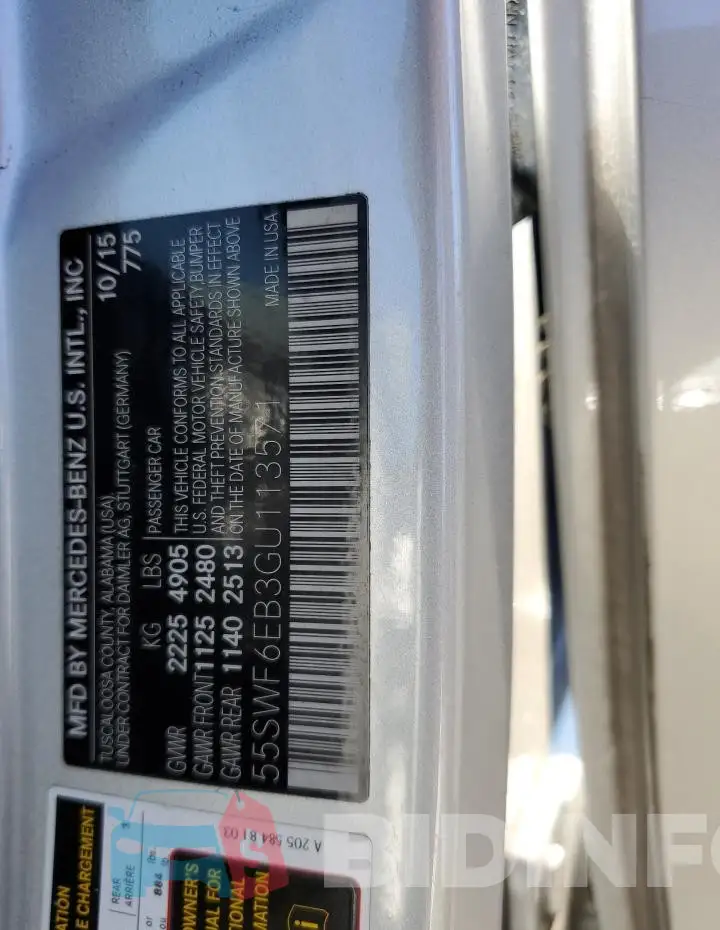 55SWF6EB3GU113571 Photo# 12