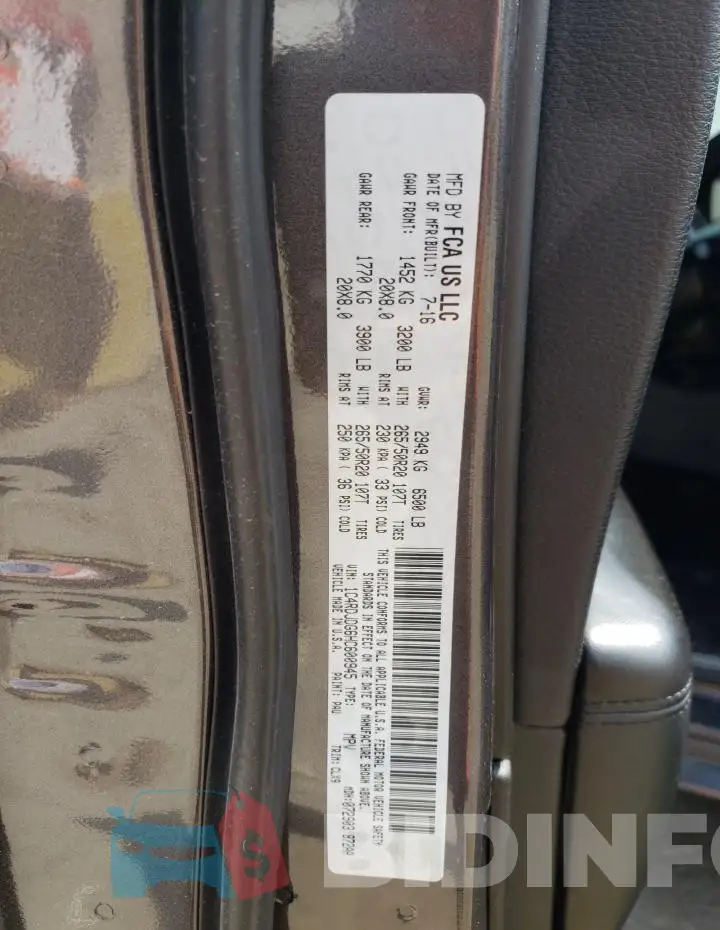 1C4RDJDG6HC600945 Photo# 13