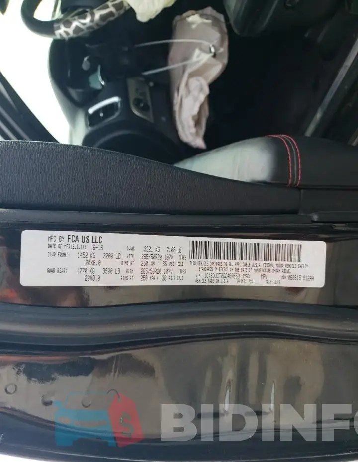 1C4SDJCT2GC460553 Photo# 13