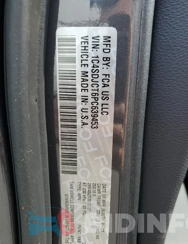 1C4SDJCT6PC639453 Photo# 14