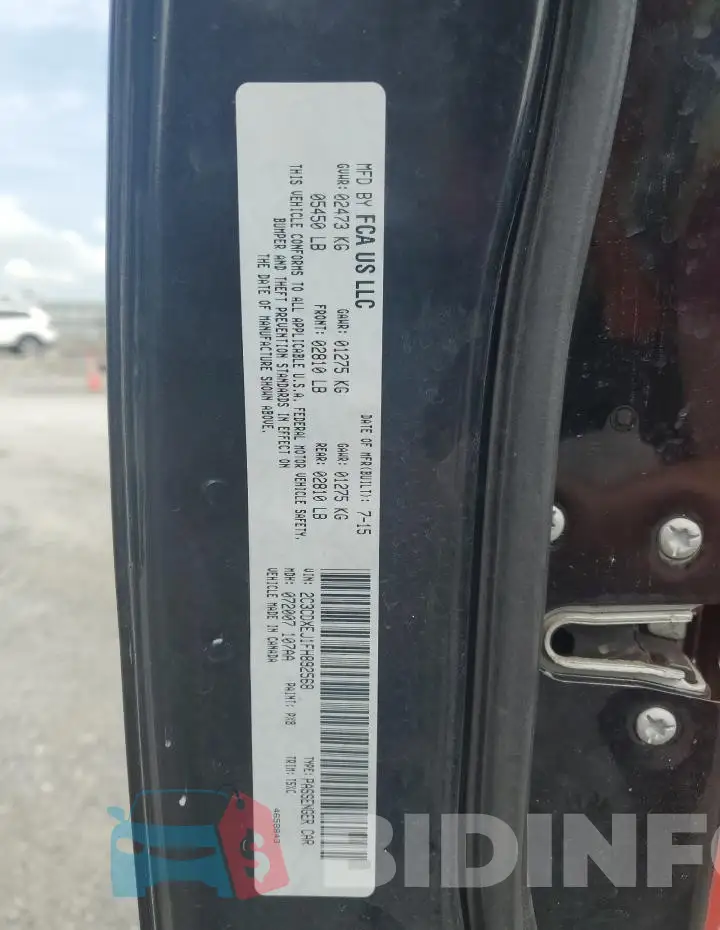 2C3CDXEJ1FH892568 Photo# 12