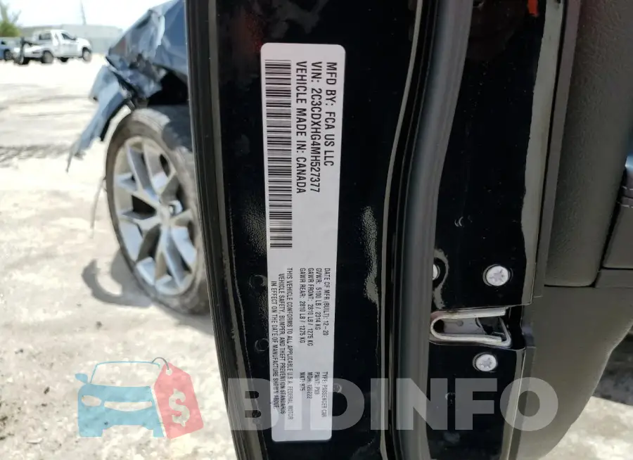 2C3CDXHG4MH527377 Photo# 12