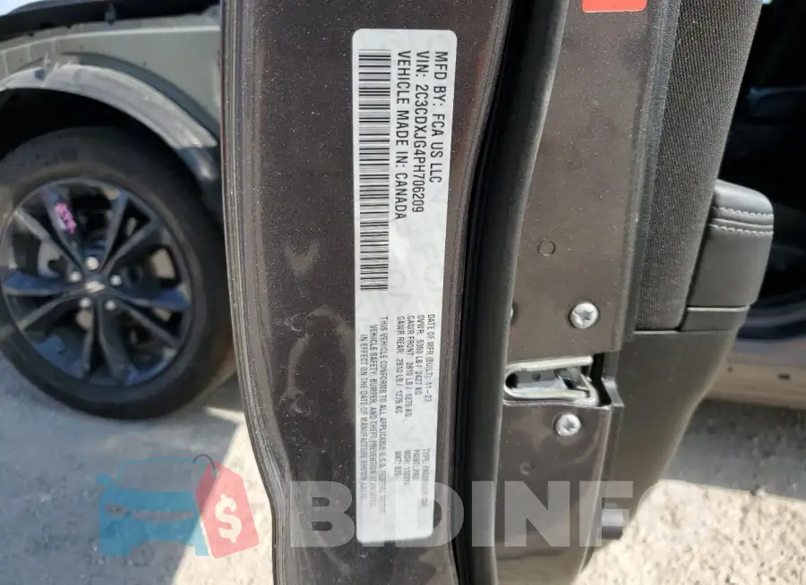 2C3CDXJG4PH706209 Photo# 12