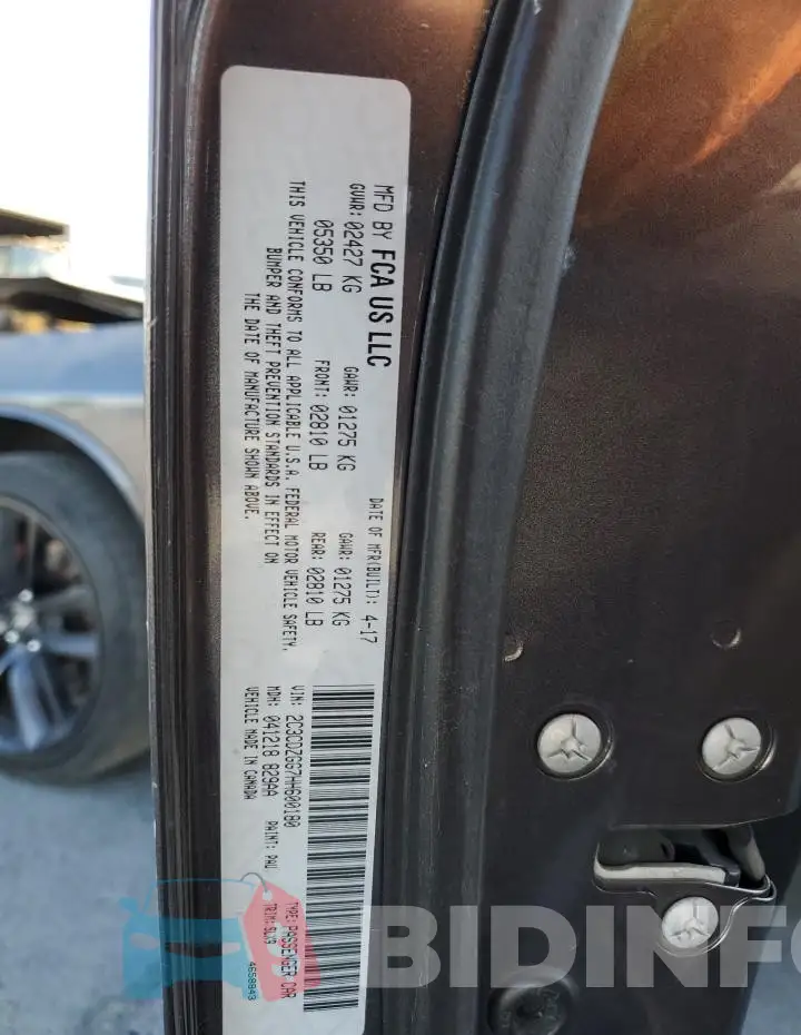 2C3CDZGG7HH600180 Photo# 12