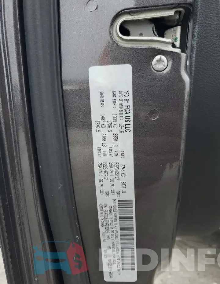 2C4RDGEG7HR632523 Photo# 14