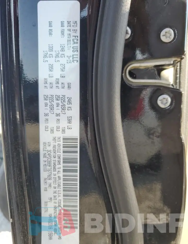 3C4PDCBB9FT677028 Photo# 14