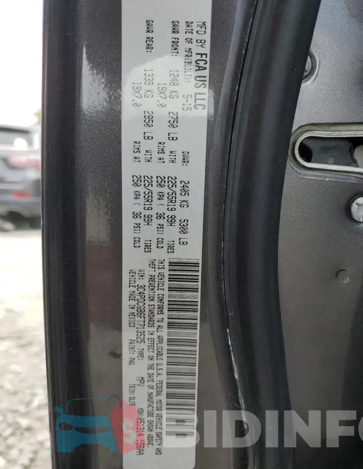 3C4PDCGB6FT713525 Photo# 13