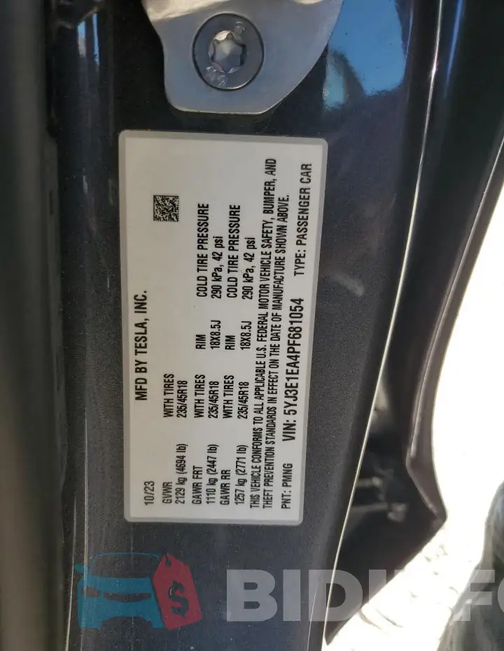 5YJ3E1EA4PF681054 Photo# 12