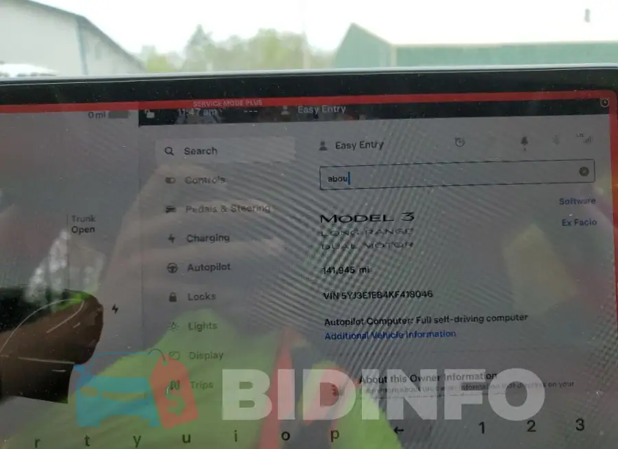 5YJ3E1EB4KF418046 Photo# 9