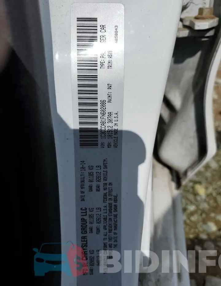 1C3CCCAB1FN602086 Photo# 12