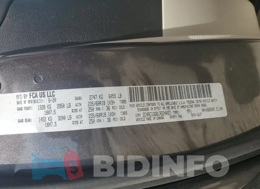 2C4RC1GG6LR224021 Photo# 14
