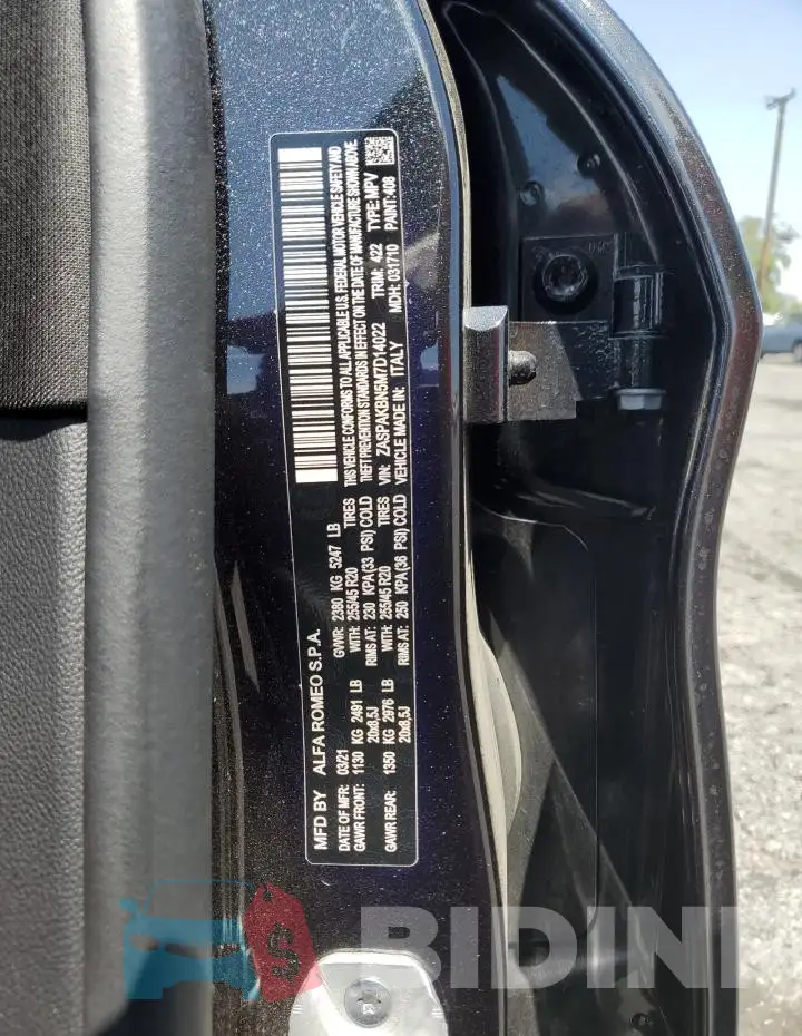 ZASPAKBN5M7D14022 Photo# 12