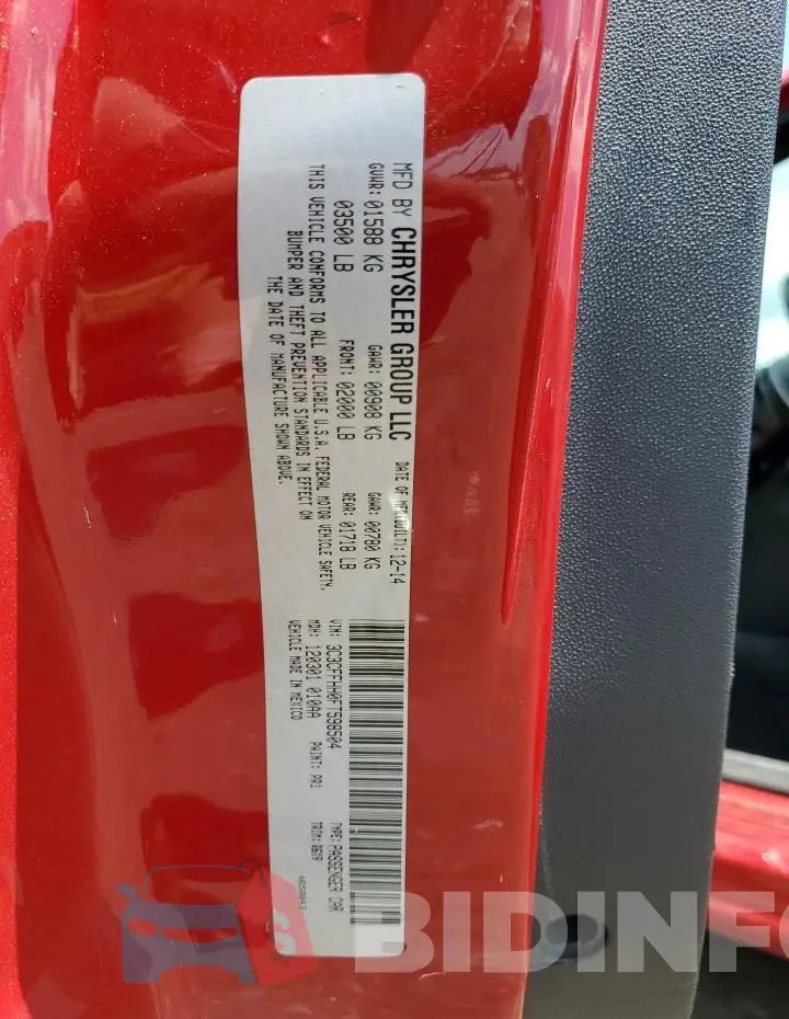 3C3CFFHH0FT598504 Photo# 13