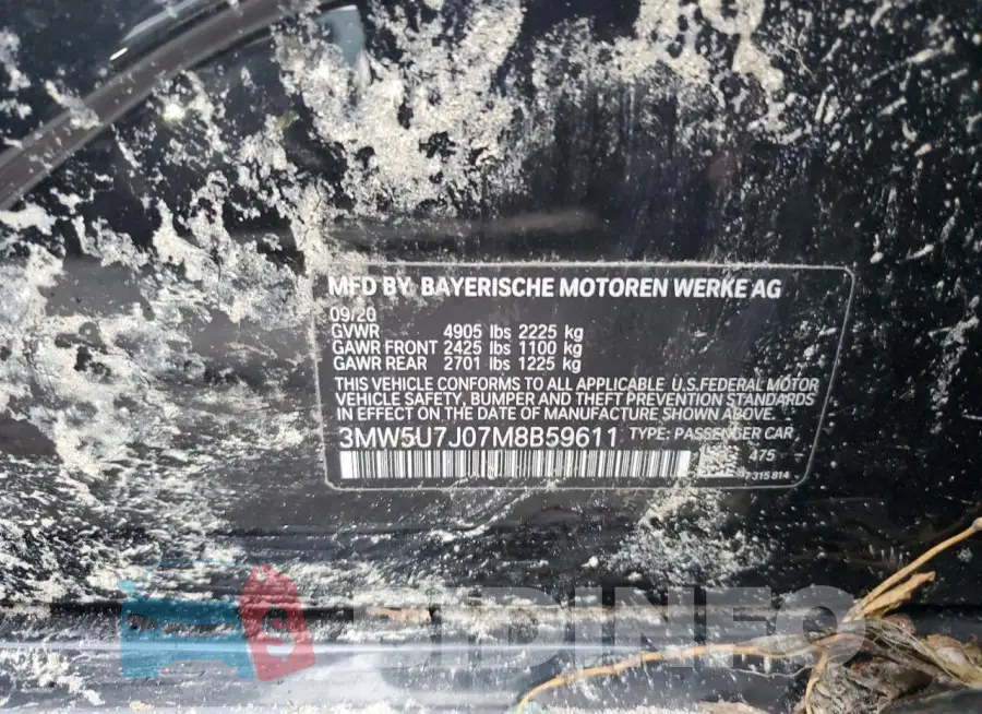 3MW5U7J07M8B59611 Photo# 12
