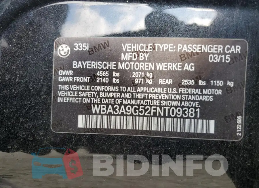 WBA3A9G52FNT09381 Photo# 12