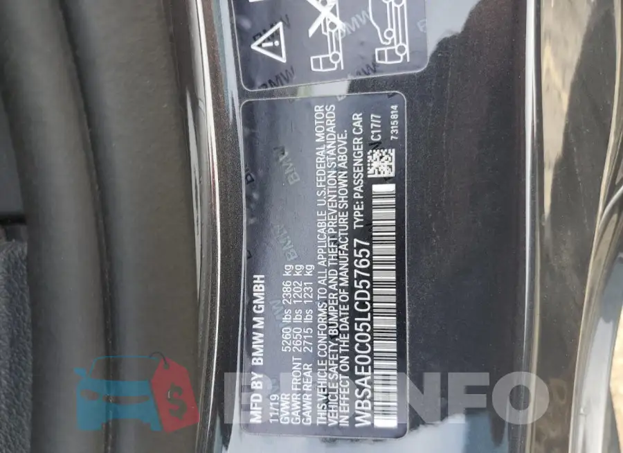 WBSAE0C05LCD57657 Photo# 12