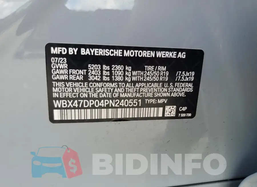 WBX47DP04PN240551 Photo# 14