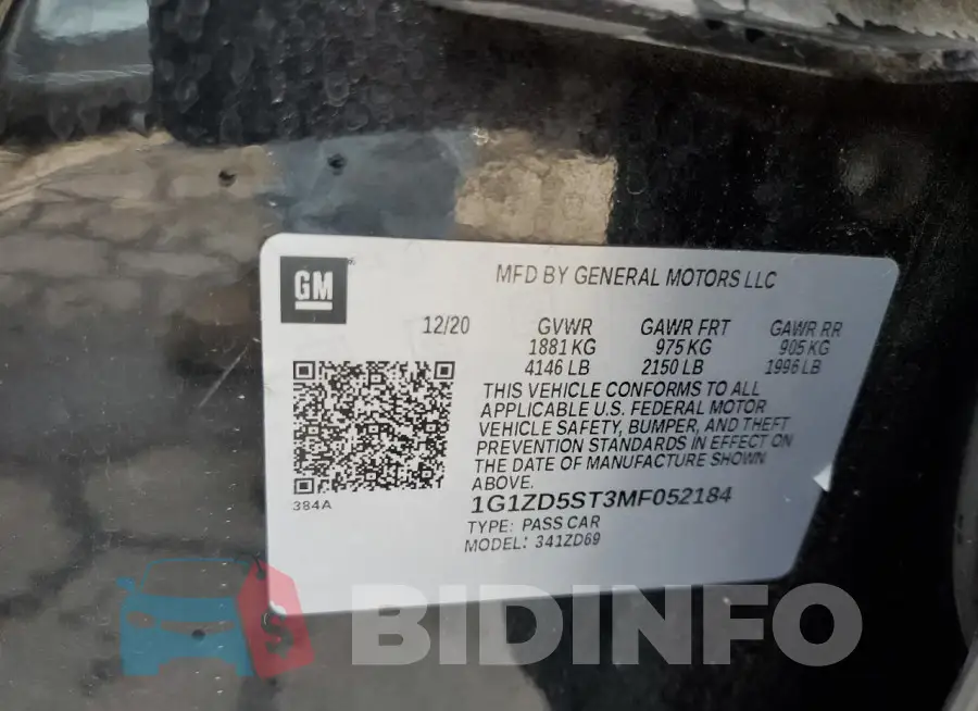 1G1ZD5ST3MF052184 Photo# 12