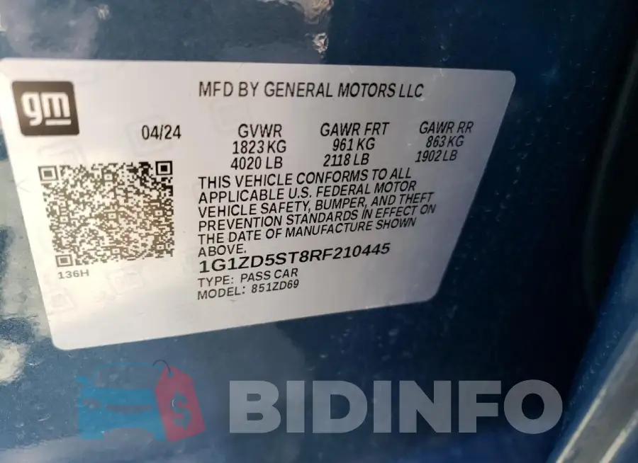 1G1ZD5ST8RF210445 Photo# 12