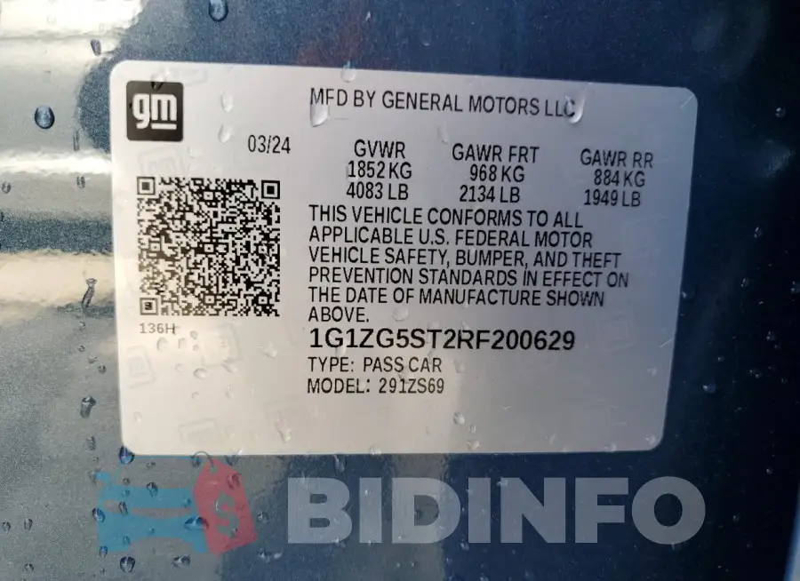 1G1ZG5ST2RF200629 Photo# 12