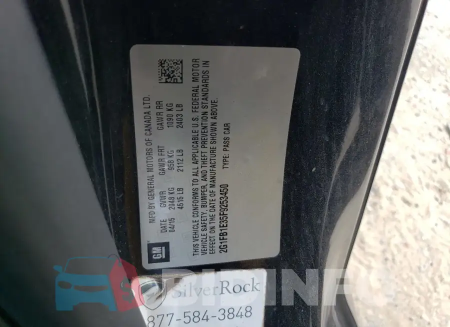2G1FB1E35F9253450 Photo# 12